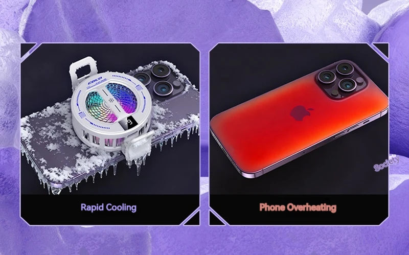 Refroidisseur Magnétique Gaming RGB — Affichage Température