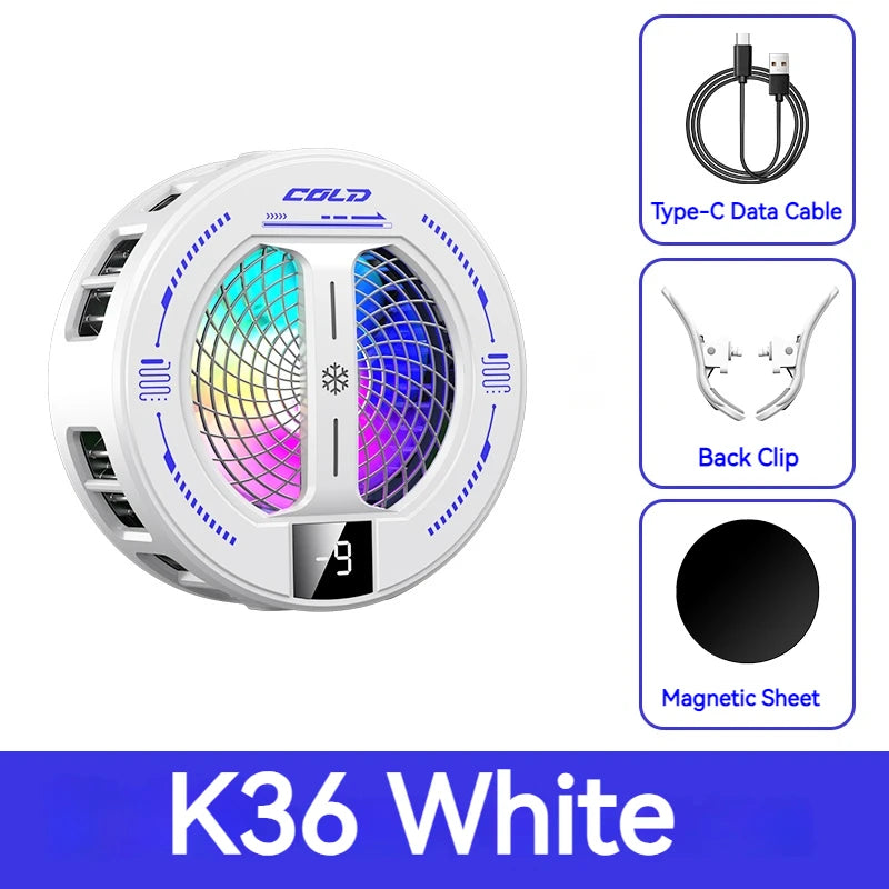 Refroidisseur Magnétique Gaming RGB — Affichage Température