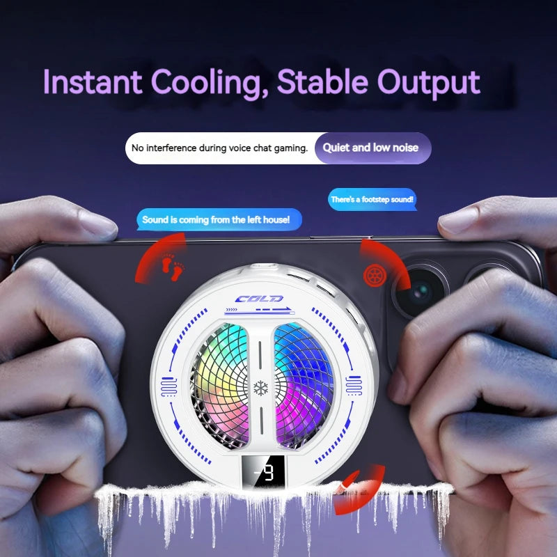 Refroidisseur Magnétique Gaming RGB — Affichage Température