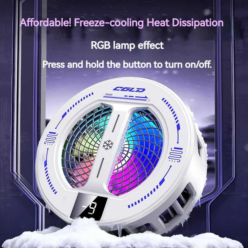 Refroidisseur Magnétique Gaming RGB — Affichage Température