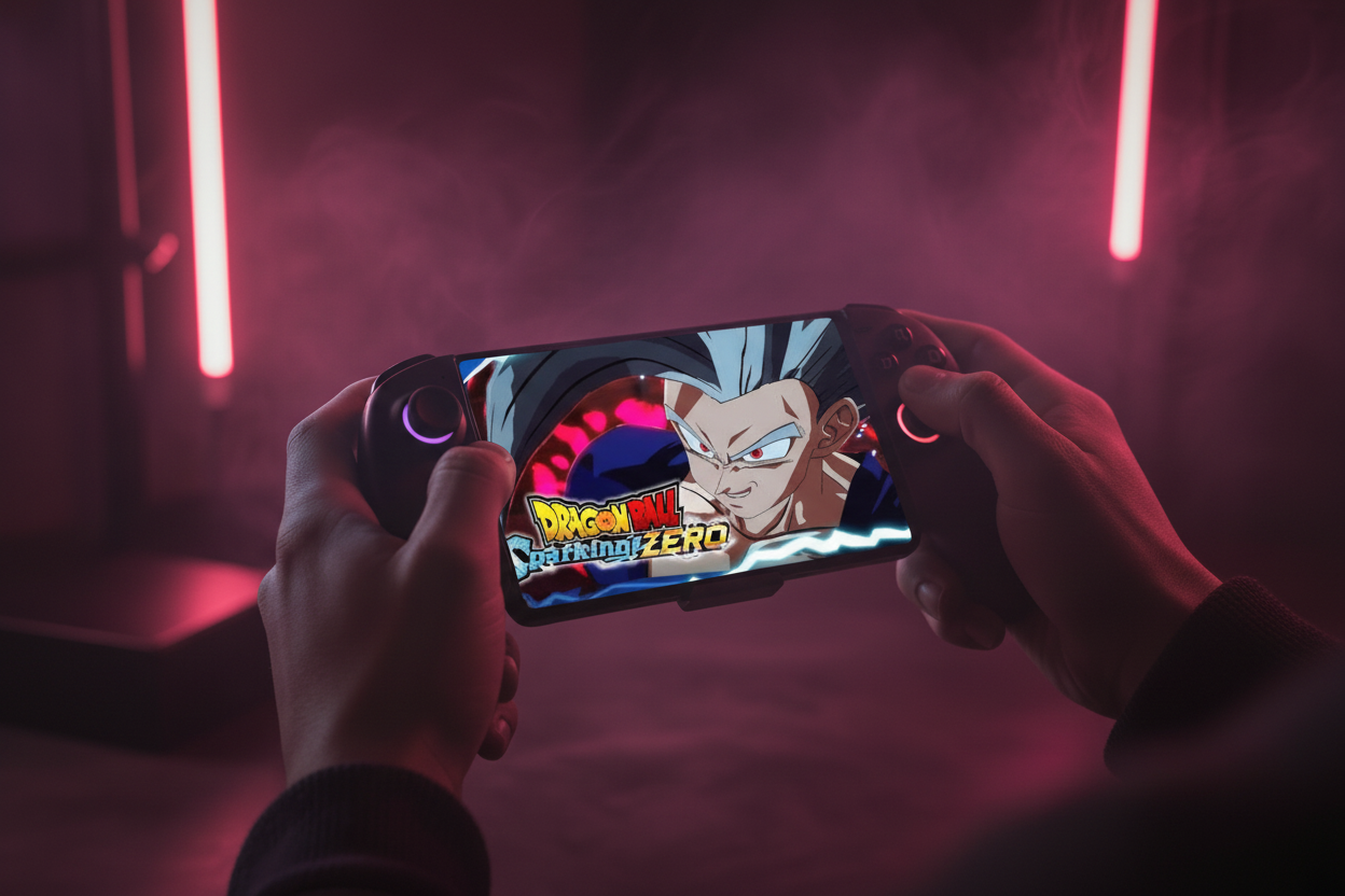 Sparking Zero villain sur écran manette